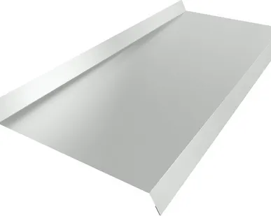 фото БЕЛЫЙ Отлив металлический (2000 х 100 мм) 5шт/уп PROFBUILD Metal