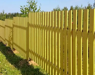 фото Забор из дерева Эконом