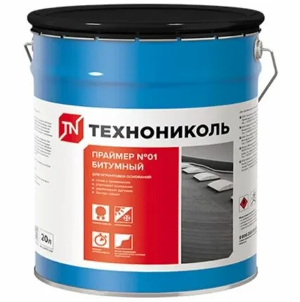 Фото №0 Праймер битумный Технониколь №01 готовый 20 л