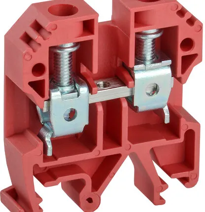 Фото №0 IEK Клемма винтовая КВИ-10мм2 красная IEK