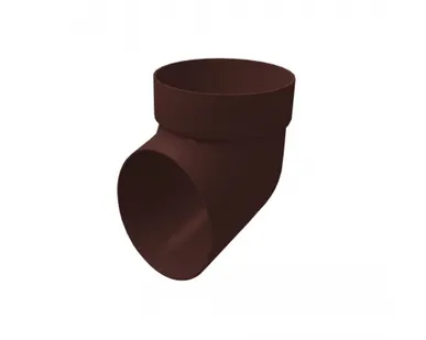 фото Колено сливное ПВХ Grand Line Стандарт, шоколадный