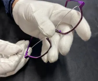 фото Установка линз в ободковую, полуободковую оправу заказчика