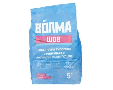 фото Шпатлевка гипсовая Волма-ШОВ 5 кг