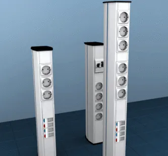 фото Миниколонна двухсторонняя 110*80, h=450mm CODI MC 110/80C-450 Alusor