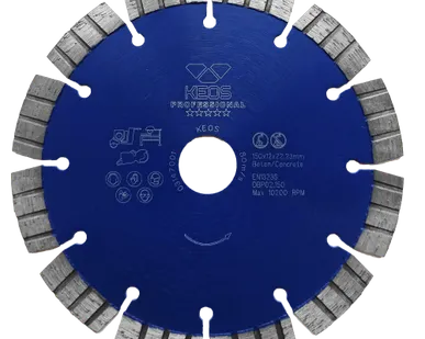 фото Диск алмазный KEOS Professional сегментный (бетон) 150мм/22,23 (DBP02.150)