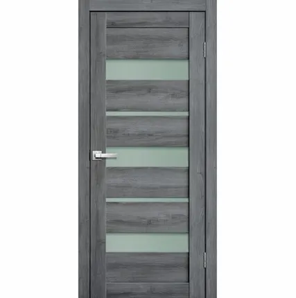 Фото №0 Дверь межкомнатная L20 (Lite Doors) стекло матовое, микрофлекс, Дуб стоунвуд 2000х600мм