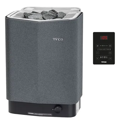 Фото №1 Печь для бани TYLO SENSE COMBI PURE 10 (серая, с пультом Pure, с парогенератором, арт. 61001574)