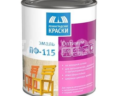 фото Эмаль ТЕКС ОПТИМУМ ПФ-115 20кг белая (1/20) МЛН