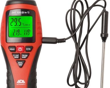 фото Измеритель влажности и температуры ADA ZHT 100 (6 in 1)