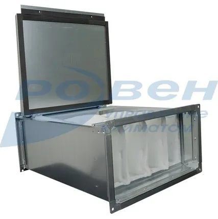 Фото №0 РОВЕН Фильтры (корпус и сменная кассета) для прямоугольных каналов типа ФВП