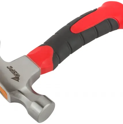 Фото №0 Молоток-гвоздодер Укороченный Фиброглассовая обрезиненная ручка 24 м, 225 гр. КУРС 44765