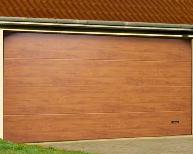 фото Гаражные секционные ворота 3000*2250 Alutech Цвет Золотой дуб