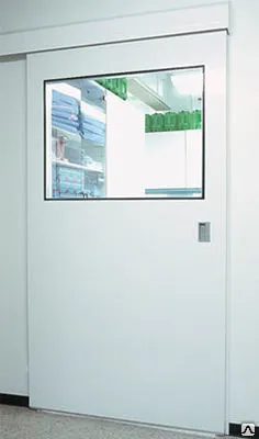 Фото №0 Дверь для аптек, лабораторий с повышенными требованиями к чистоте.