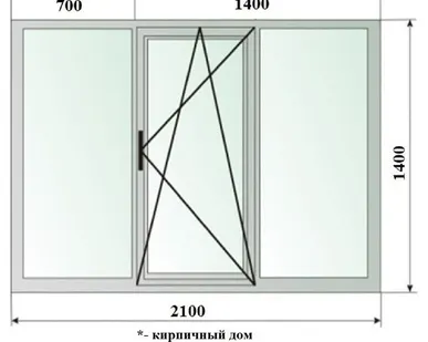 фото Окна Exprof Practica 58мм c немецкой фурнитурой Winkhaus