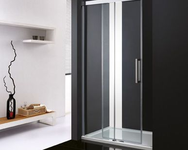 фото Душевая дверь раздвижная Cezares Premier-Soft 150 см прозрачное стекло PREM