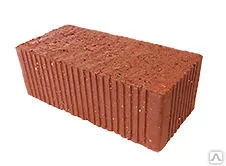 Фото №0 Кирпич ребристый полнотелый (пустотность 0%)