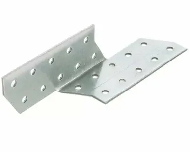 фото Держатель балки 170х40х40 мм правый оцинкованный