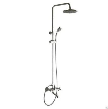 Фото №0 Смеситель для душа D.Lin (D10A12) 1/2 керам. душ на стационарной стойке