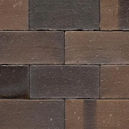 Фото №0 Клинкерная брусчатка Muhr №33A Schwarz-braun, 200*100*40 мм