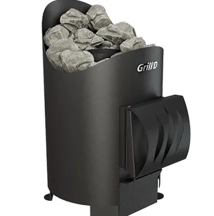 Фото №0 Печь для бани Grill D Aurora Mini short (чёрная, без выноса)