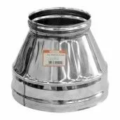 фото Переход МП ф120/115 нерж, 0,8 мм, (Феррум)