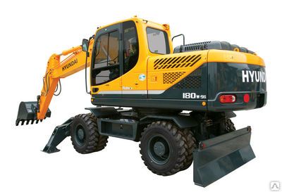 Фото №0 Колесный экскаватор Hyundai R-180W-9S