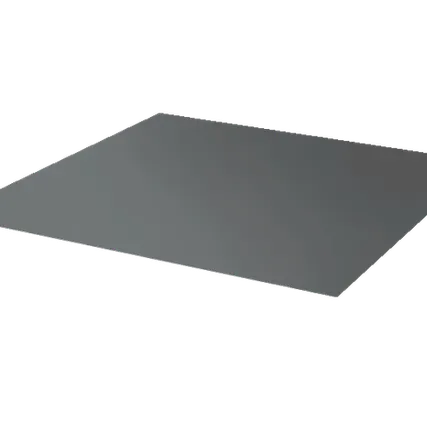 Фото №0 Лист с полимерным покрытием 0,45 мм пэ в пленке ral7024 серый графит