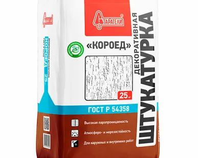 фото Штукатурка декоративная Старатели Короед 2,5мм 25кг
