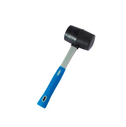 Фото №0 Киянка резиновая, фиберглассовая рукоятка, 340 гр., Hardax, 1 шт