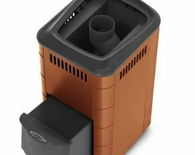 фото Печь для бани ТМФ Тунгуска 2017 Carbon дверца антрацит терракот