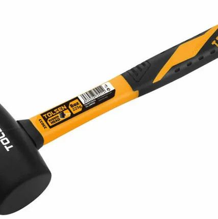 Фото №0 Киянка "GRIPro", 675 г, фибергласовая рукоятка, черная TOLSEN TT25037