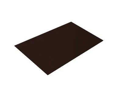 фото Плоский лист 0,5 Quarzit PRO Matt RAL 8017 шоколад