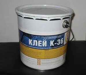 фото Клей К-36 эластомерный битумный, 10л