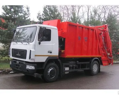 фото Мусоровоз КО-427-34 на шасси МАЗ-5340В2-485-013 (с порталом) Евро-4