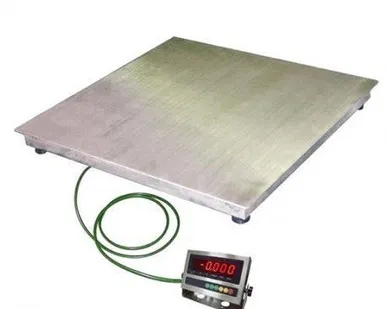 фото Платформенные весы ЕВ4-600 (1x1) нерж., индикатор WI-2RS ПетВес