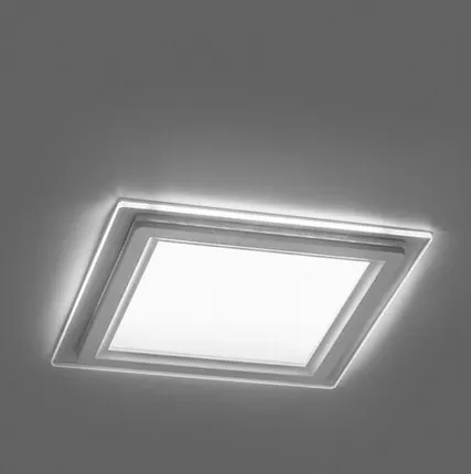 Фото №0 Светильник встраиваемый LED 24W 4000K AL2111 белый квадрат 200х200х37 Feron