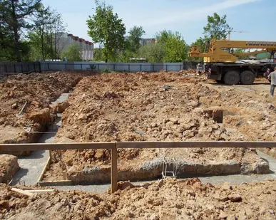 фото Обустройство фундамента