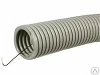 Фото №0 Труба гофр.ПВХ с зондом d32мм (50м)