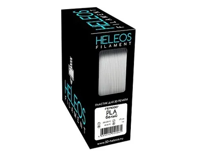 фото PLA пруток Heleos 175 мм белый