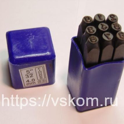 Фото №0 Клеймо ударное цифровое 4мм