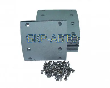 фото Накладка тормозная СЗАП комплект на ось 8шт с заклёпкой  9908-3502105