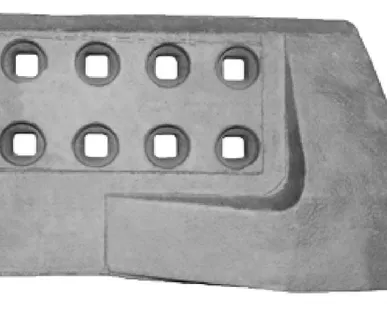 фото Нож боковой 80-52-59/60 (литье) для спец.техники Б-170