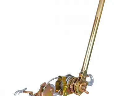 фото Лебедка ручная рычажная DK-3000, тяговое усилие 3.0 тн, с канатом