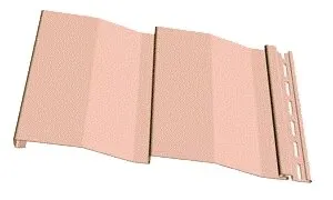 Фото №0 Сайдинг виниловый Корабельная доска Персик Дёке