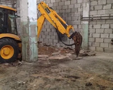 фото Аренда JCB с гидромолотом