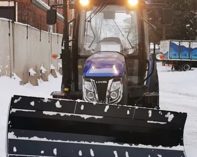 фото Отвал коммунальный HARVEST для трактора LOVOL 604 с плавающим положением