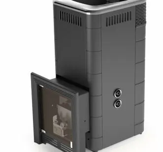 фото Печь для бани газовая ТМФ Таймыр XXL 2017 Inox закрытая каменка антрацит (без ГГУ)