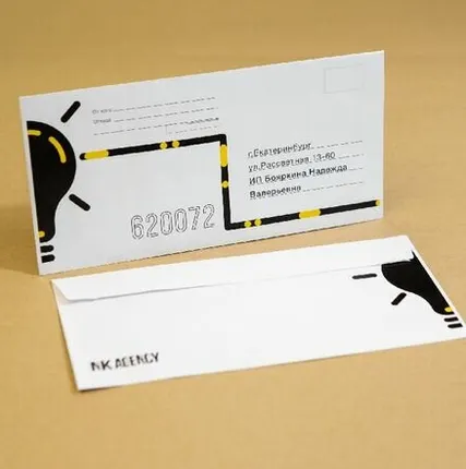 Фото №0 Конверты белые Евро с печатью.