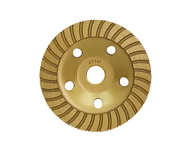 фото СТД-147 Алмазная чашка 125 турбо (желтая)