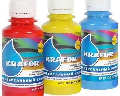 фото Колер универсальный, сиреневый, 100мл, KRAFOR
